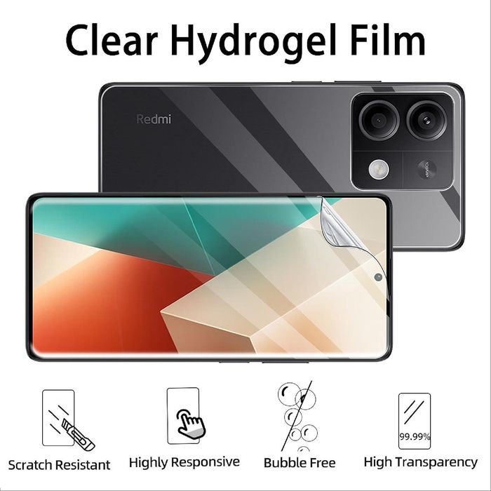 5D Hydrogel Хидрогел протектор за дисплей/гръб за Xiaomi Redmi Note 13