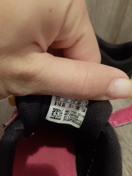 Маратонки Adidas, номер 25 1/2, 15см