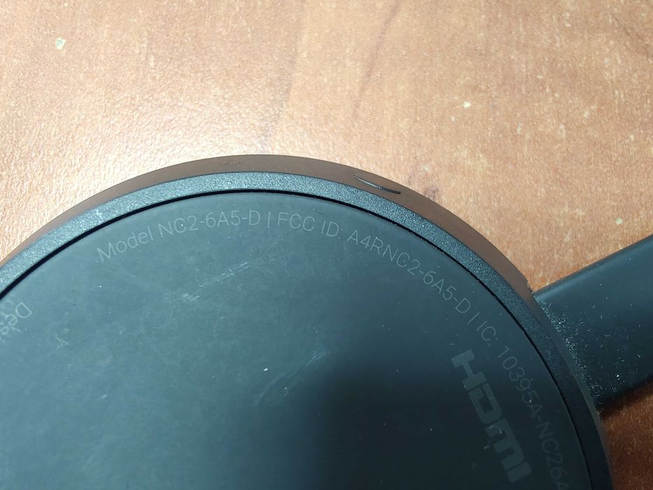 Google Chromecast Ultra 4K HDR HDMI Wi-Fi Cablu Ethernet NC2-6A5-D