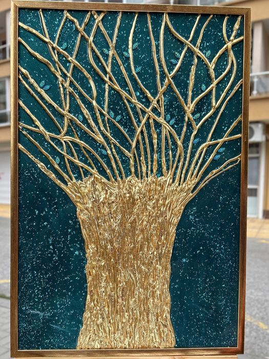 Whispering Branches + LED + Gold рамка + Сертификат + Лукс Опаковка