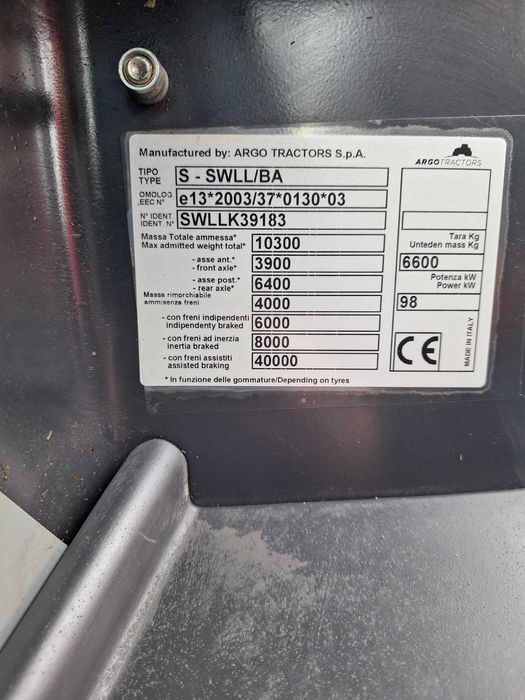 Tractor LANDINI Landpower II  135.