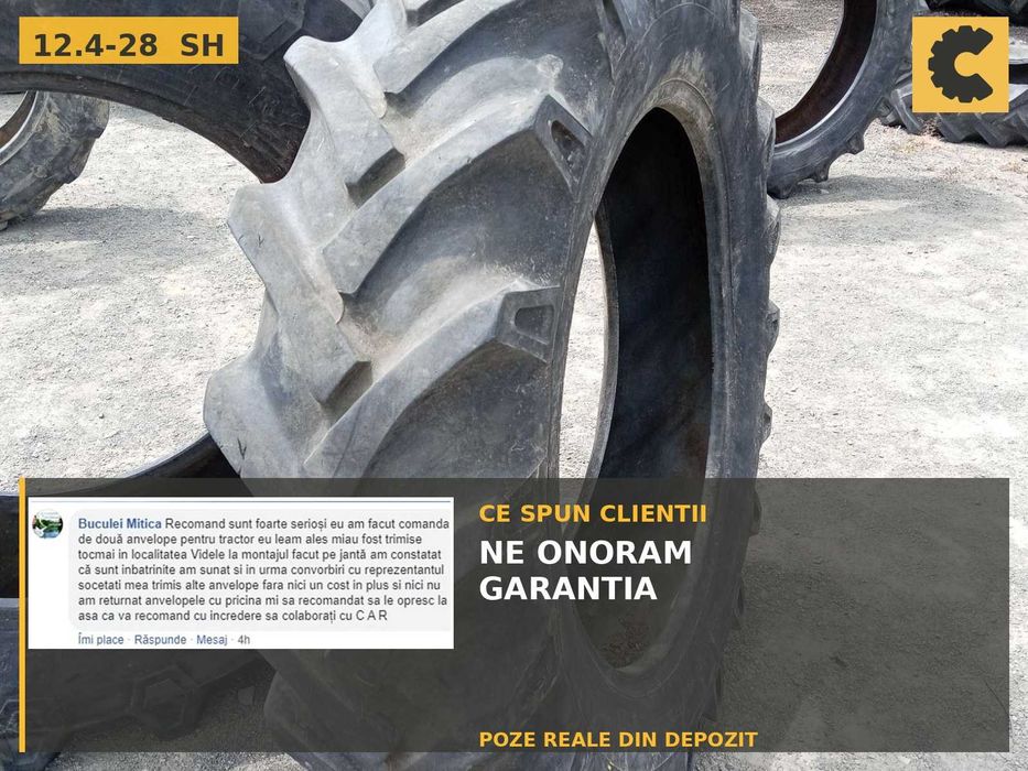 Cauciucuri 12.4-28 Vredestein Anvelope Tractor SH FACTURA Garantie Factura John Deere Fendt Case IH