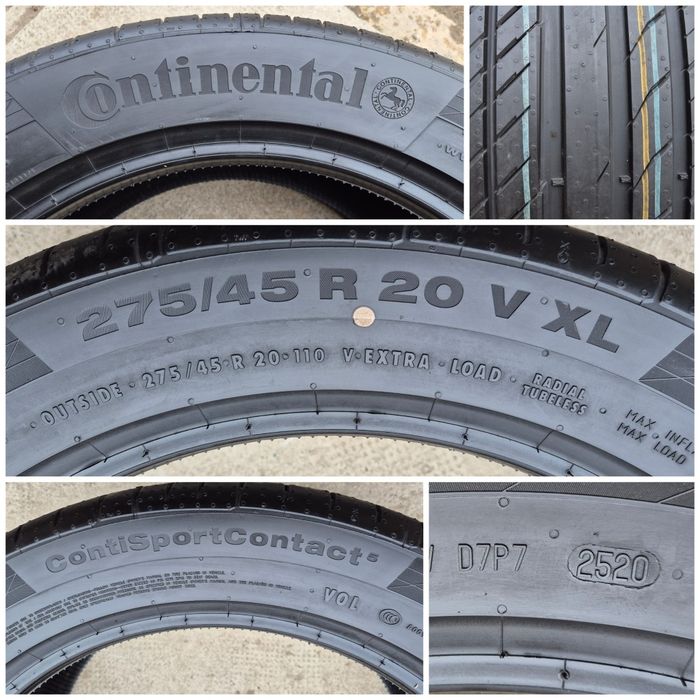 O bucată 275/45 R20 vară - una Bridgestone Continental