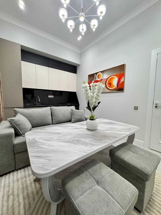 Уютная квартира с ремонтом в новостройке, Паркентский