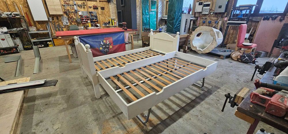 Pat extensibil lemn masiv