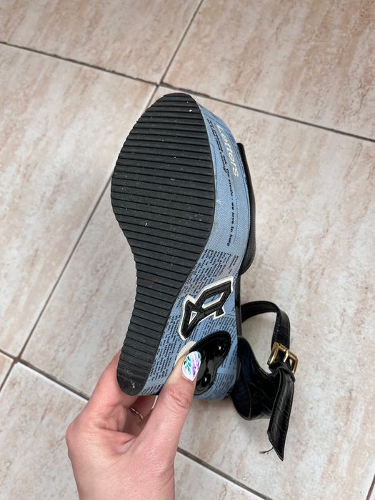 Обувки на платформа Denim