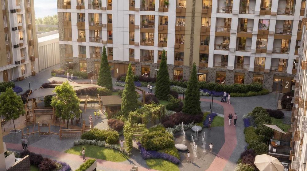 2 комнатная 43.67 м² у МЕТРО ЯШНАБАД! Ипотека/Рассрочка