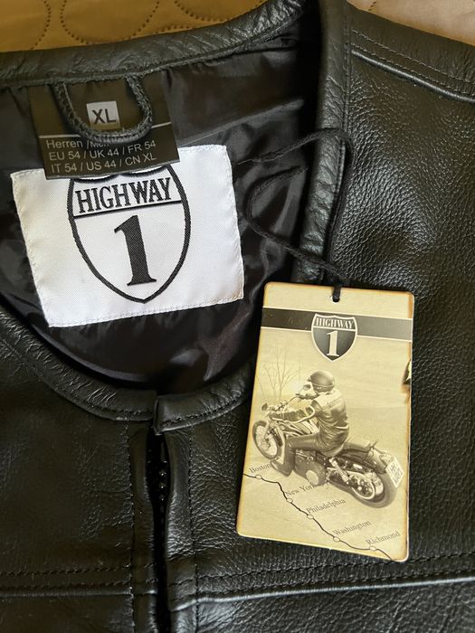 Vestă piele Highway 1…..cu etichetă…