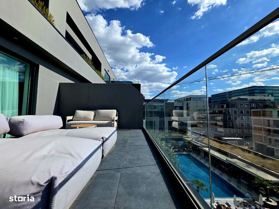 Penthouse high-end 4 camere | Piscină | Parcare subterană | Pipera