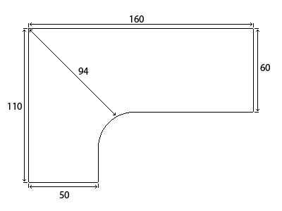 Birou colt IKEA Galant mare, modular, cu extensii, reglabil