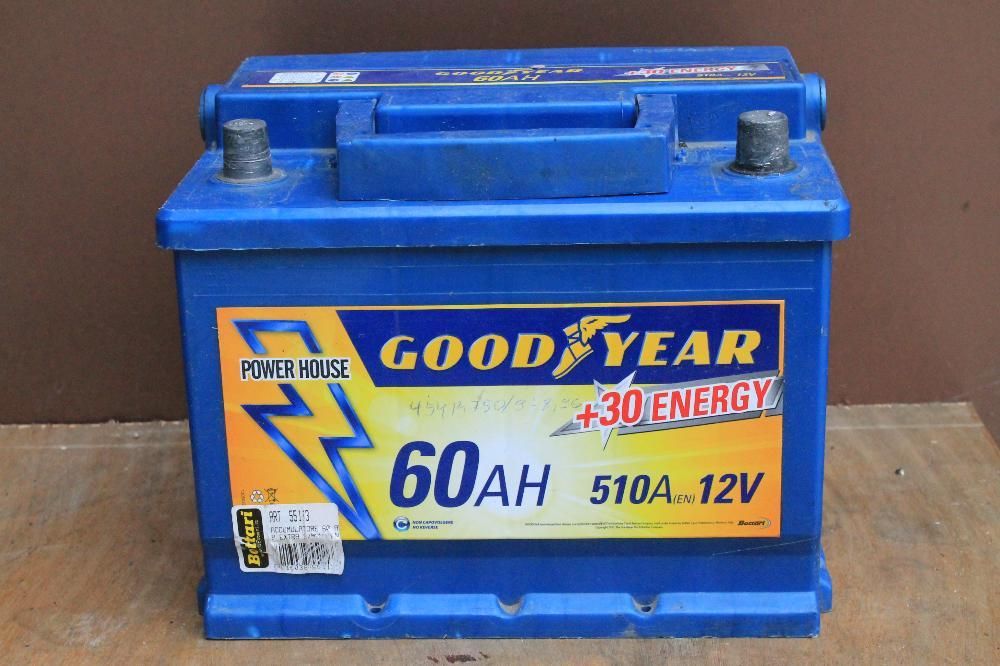 акумулатор гудиар 60ач,гаранция