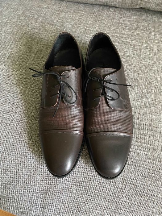Pantofi eleganti din piele maro SmartLine nr. 43