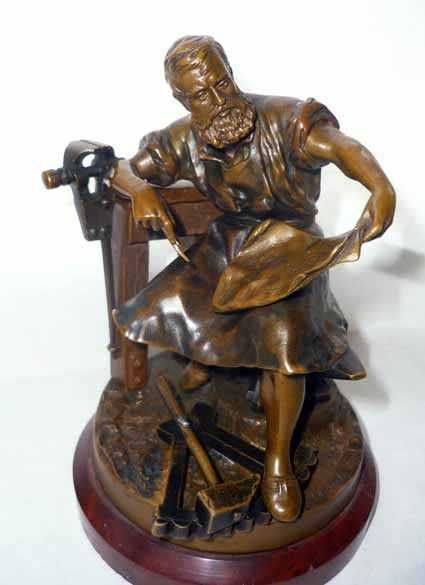 Антикварная бронза. Ганс Гурадзе (Германия). Редкость!