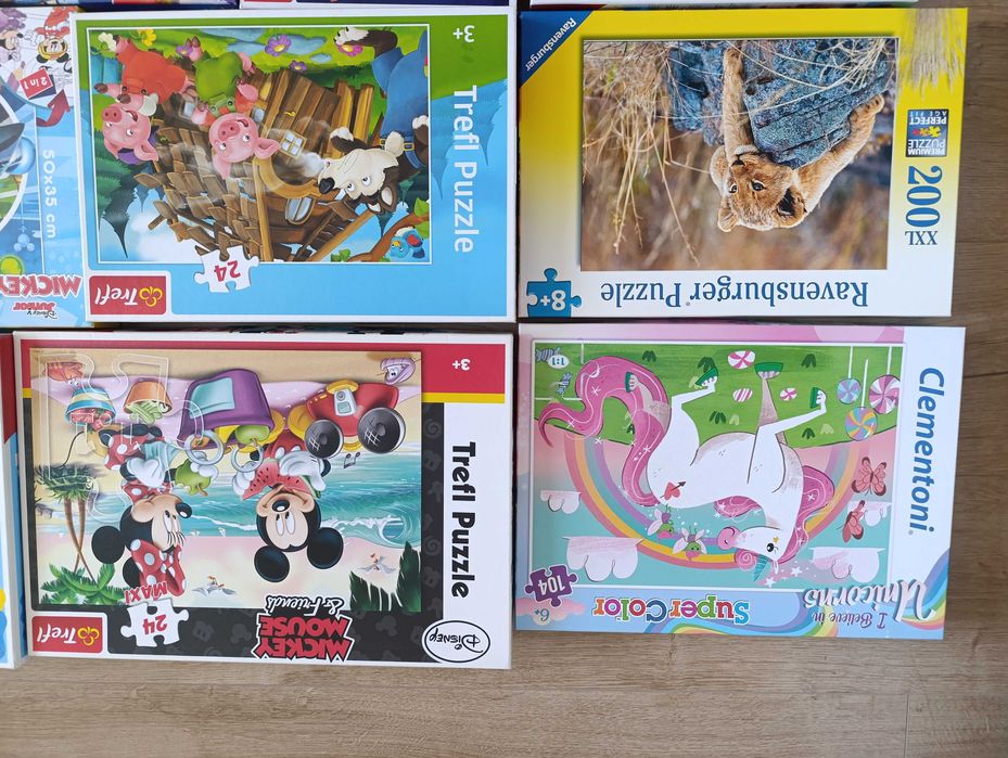 Пъзели Clementoni, Ravensburger, Trefl