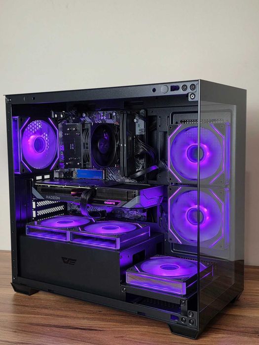 Геймърски компютър - Нов ( Ryzen 7 7800X3D | RX 9060XT 16GB | DDR5 RAM | SSD NVMe )