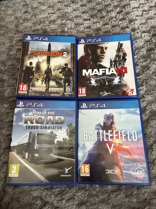 4 jocuri pentru PS4