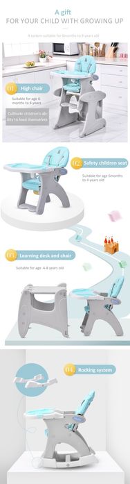 Детский стульчик для кормления / Новое в коробке!