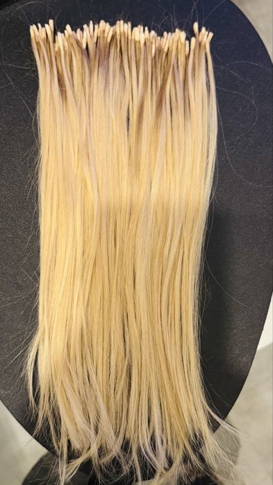 Славянска коса висок клас кератиниви кичури