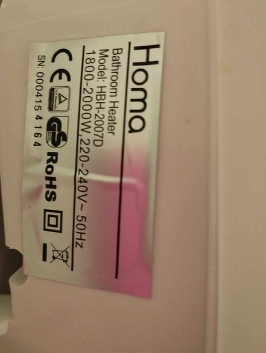 Електрическа печка за отопление на баня