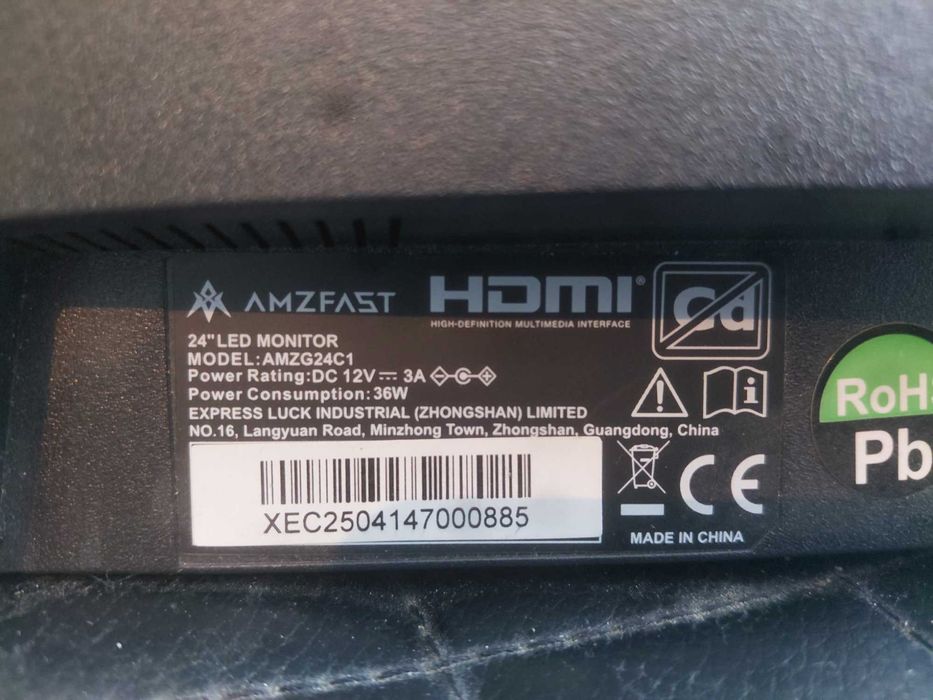 Monitor Gaming Curbat AmzFast 180Hz, 1ms