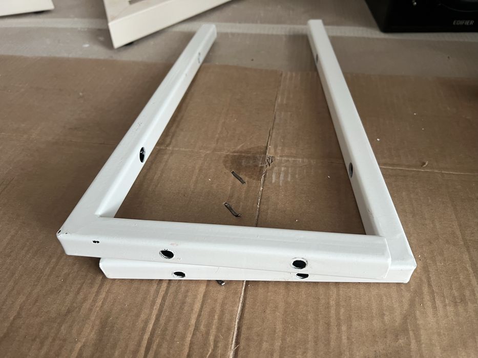 set 2 console pentru blat - albe