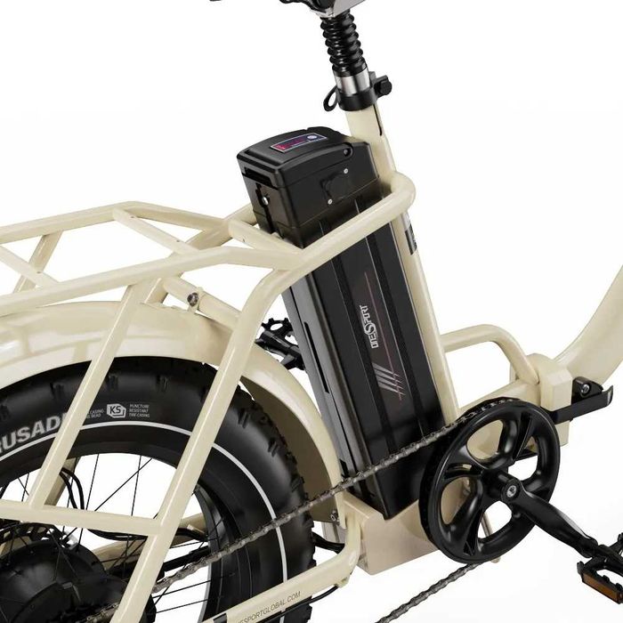 Електрически велосипед ONESPORT OT16 Max | 1x500W | 48V 18Ah | 50км/ч - бежов