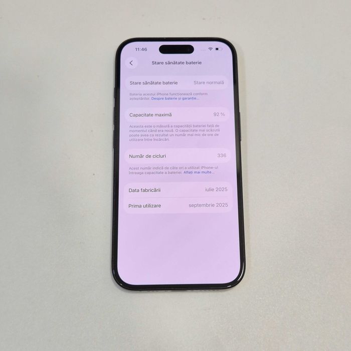 Hope Amanet P8 iPhone 16 Black 128GB | Baterie 92%