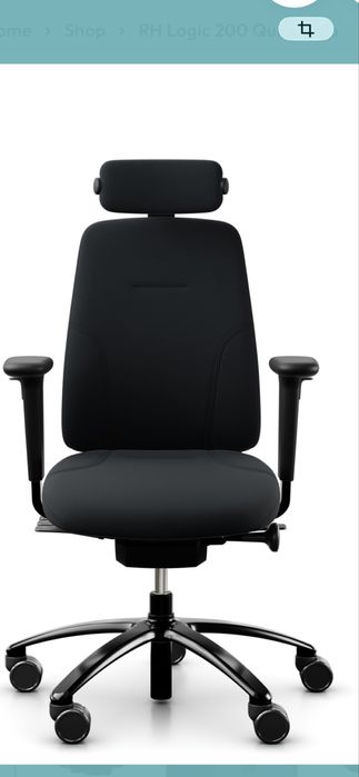 Vand scaun QUICK SHIP RH Logic 200/220 - Select Black