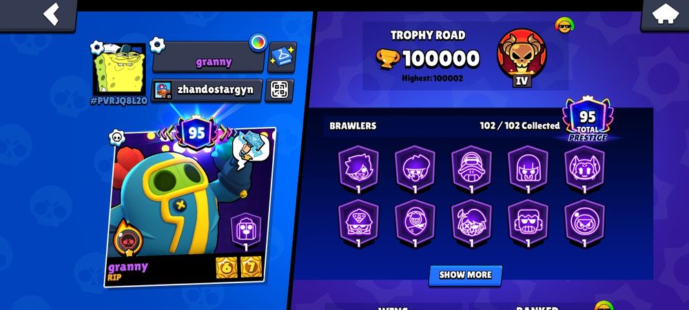Аккаунт из Brawl Stars