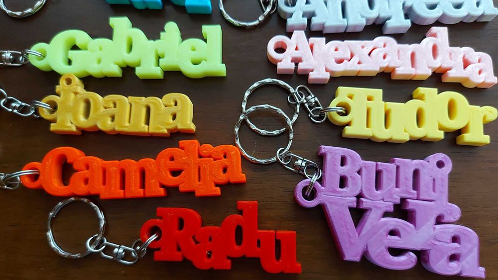 Breloc personalizat cu numele preferat