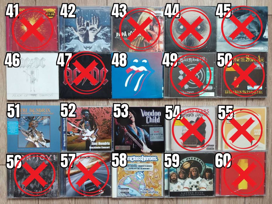 Rock/Punk Metal Music Albums CDs Оригинални Рок Пънк Метъл Музикални Дисковe