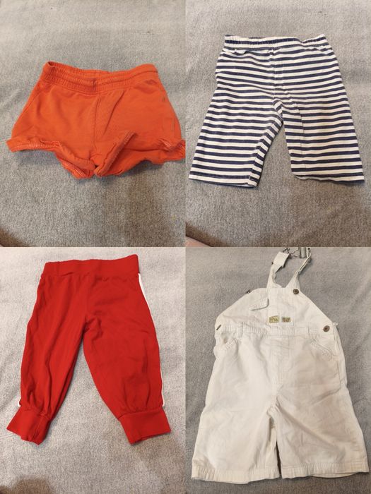 Lot 13 perechi pantaloni scurți 110-122 fete
