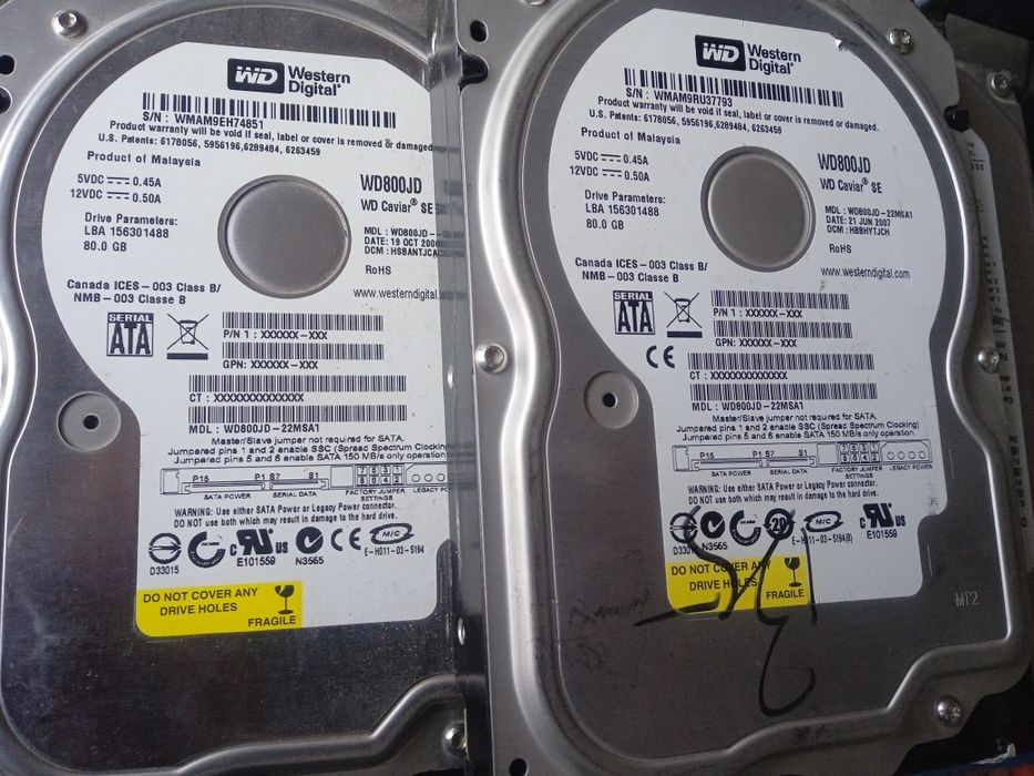 Kampiyuter xojtirasi (vint -hdd 80 gegabayt) optim  soriladi