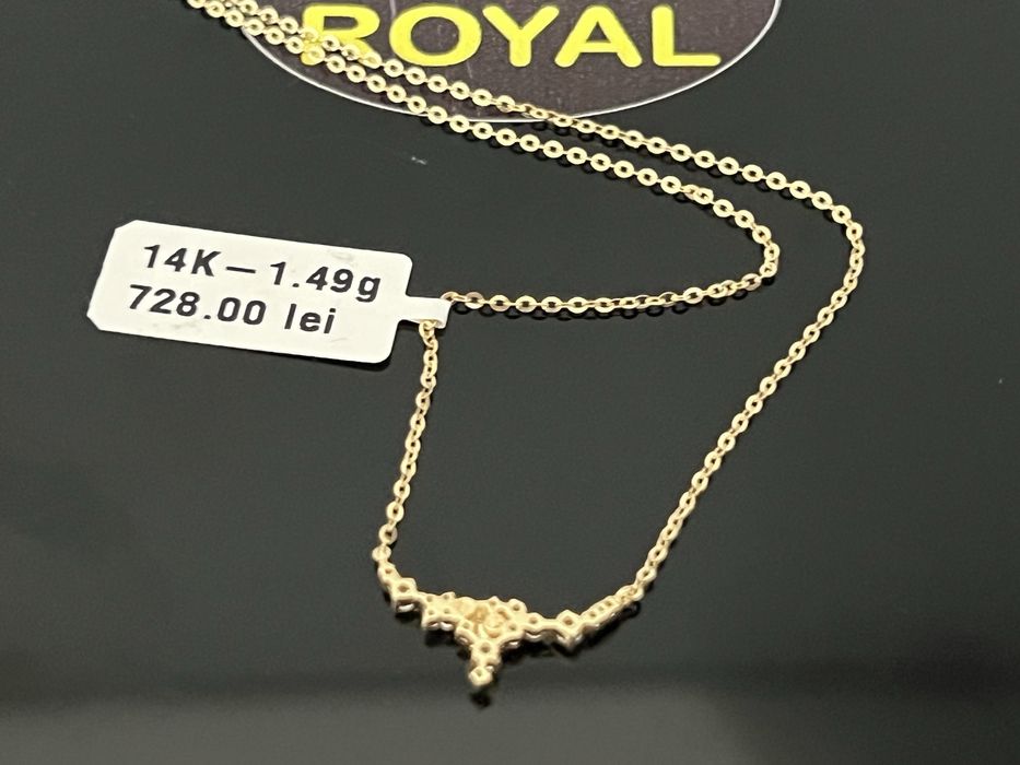 Bijuteria Royal CB : Lant aur 14k 585  1,49 gr