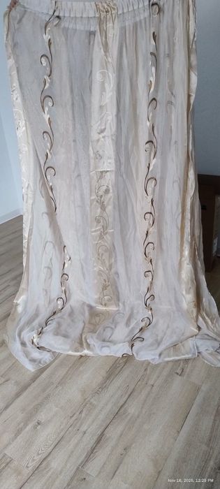 Perdele de zi bej ( pt 3 camere !)