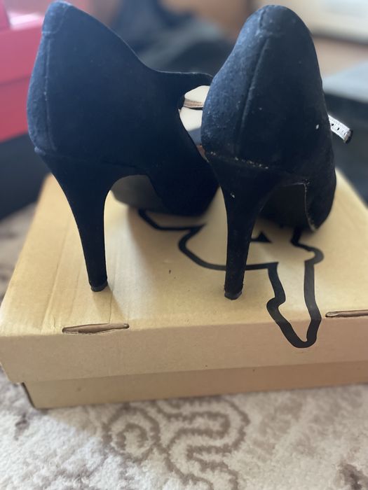 Обувки за повод,естествен велур