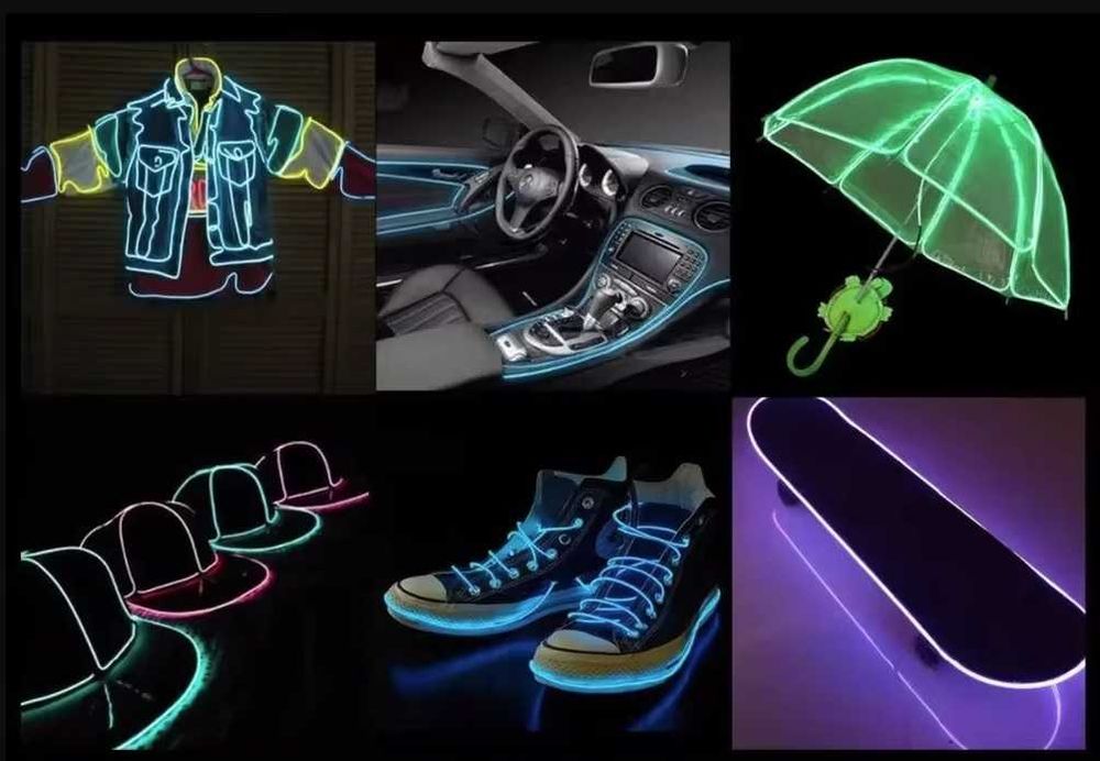 Облекло светеща светлина за декорация за дрехи