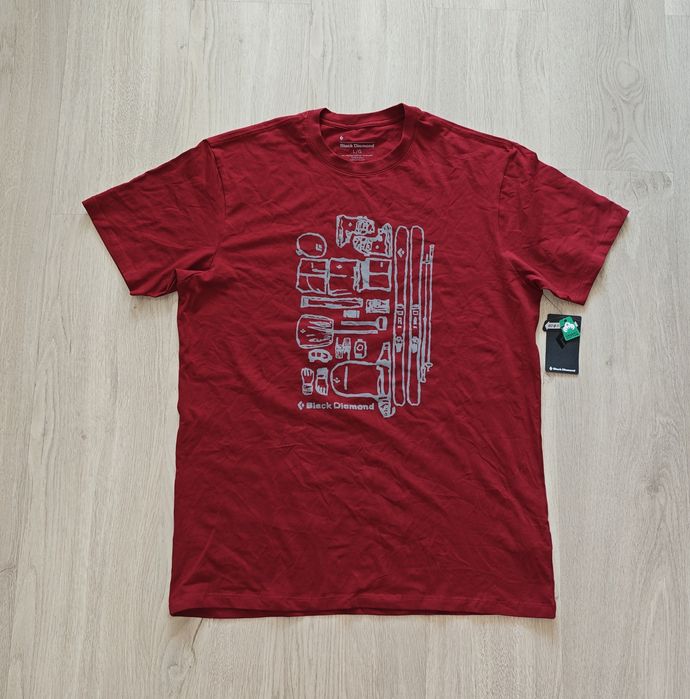 Black Diamond®Ski Gear Tee M's, мъжка тениска от естествен памук