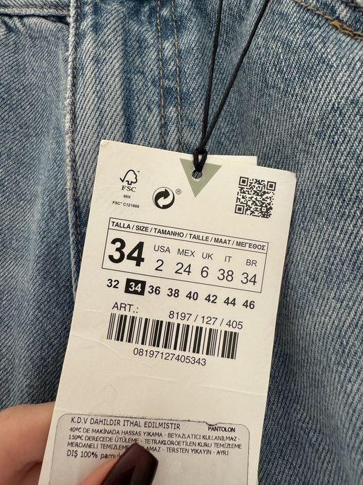 Новые джинсы Zara