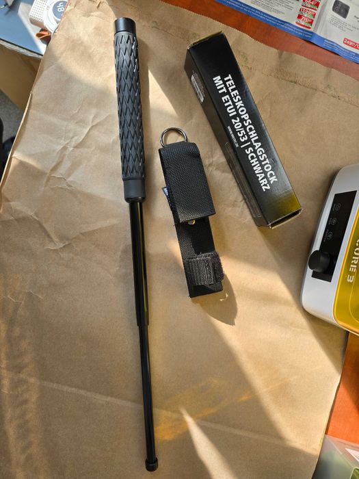 Немска Телескопична Палка Mil-Tec® (53 см) – Стомана и TPE