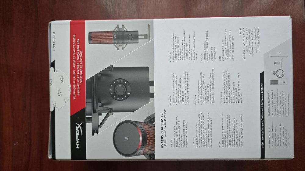 Vand Microfon HyperX QuadCast2