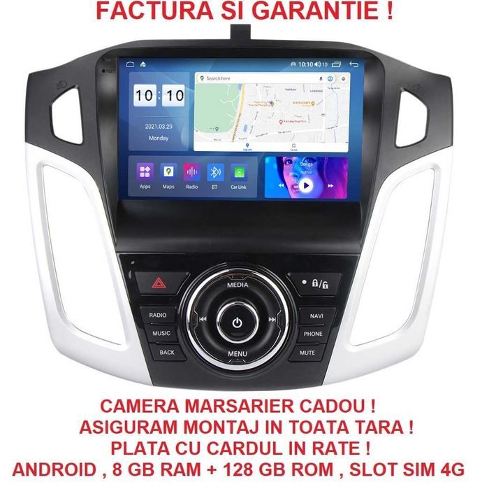 Navigatie Ford Focus 3 din 2012 - 2018 , Garantie 2GB 4GB 8GB RAM