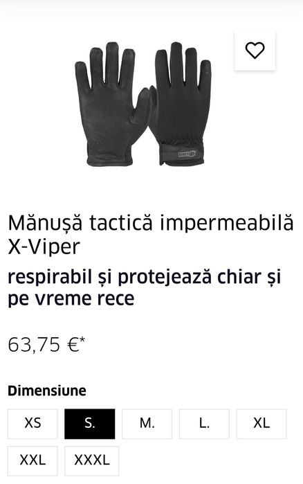 Mănuși tactice Kinetixx viper x NOI etichetă 70% REDUCERE