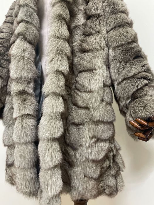 Палто естествен косъм