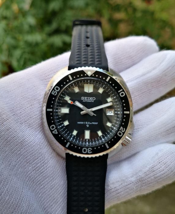 Ceas automatic Seiko Mod Captain Willard 1970  curea silicon