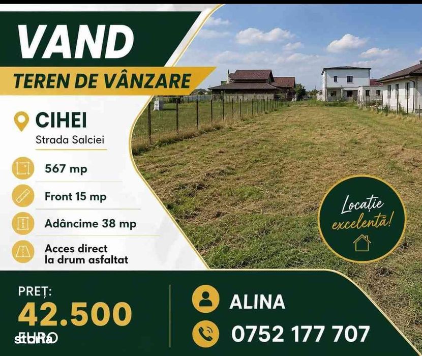 Teren intravilan Cihei
