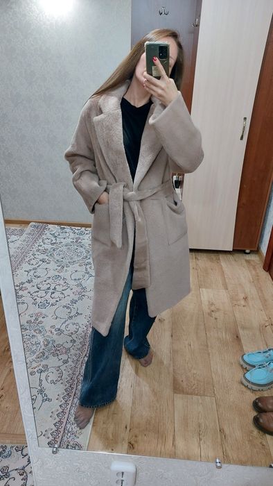 Пальто натуральное альпака