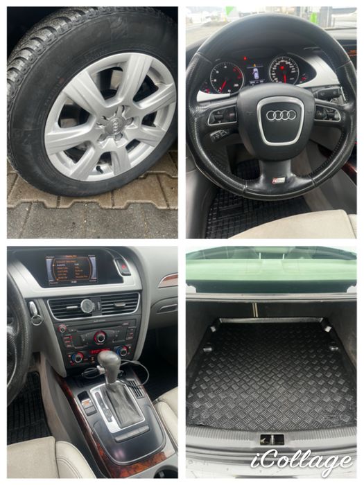 Audi A4B8 2009 2.0 tdi 143 cp automat piele full led xenon recent adus numere valabile