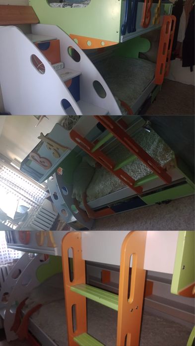 Продается кроватка двухярустная