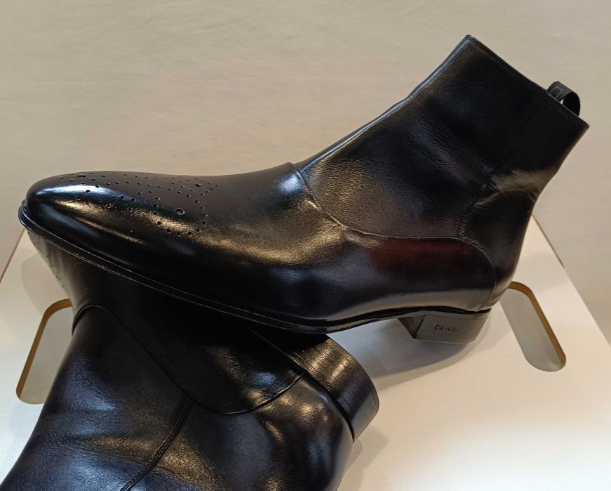 Ghete jodhpur zip 40 40.5 de lux Denis NOI piele naturala moale